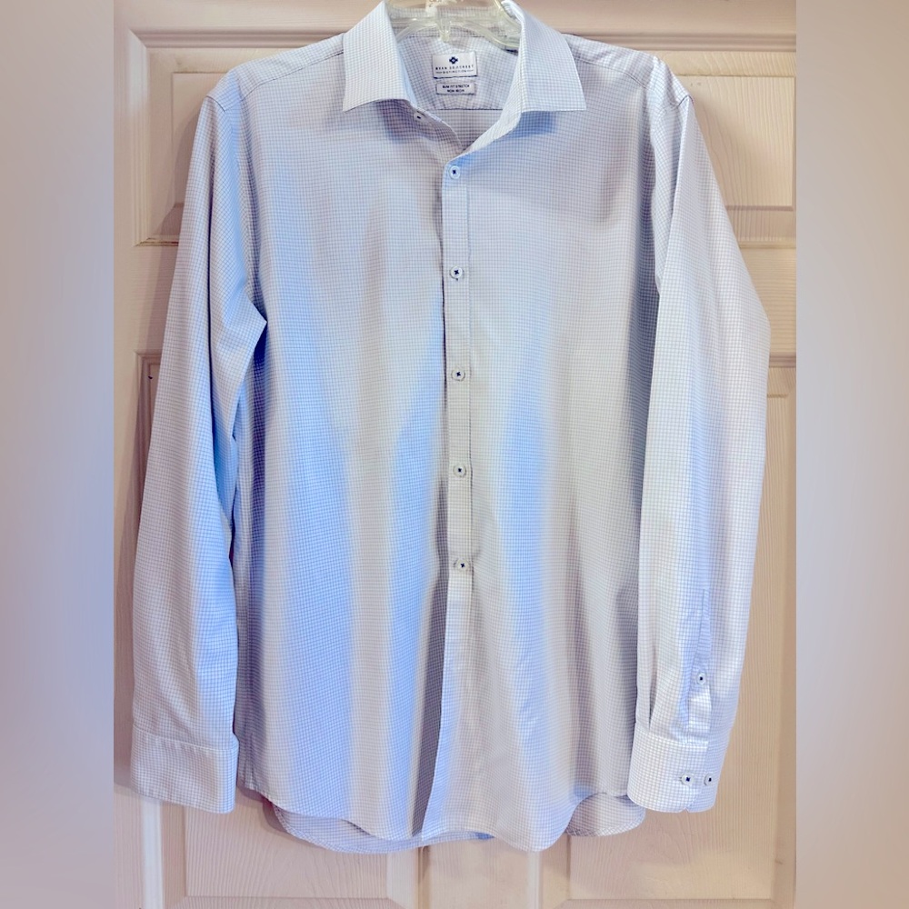 EUC Ryan Seacrest Distinction Dress Shirt Size 16.5